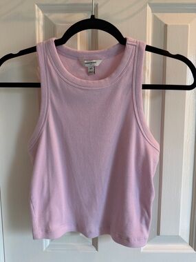 Banana Republic Pale Lavender Ribbed Tank Top